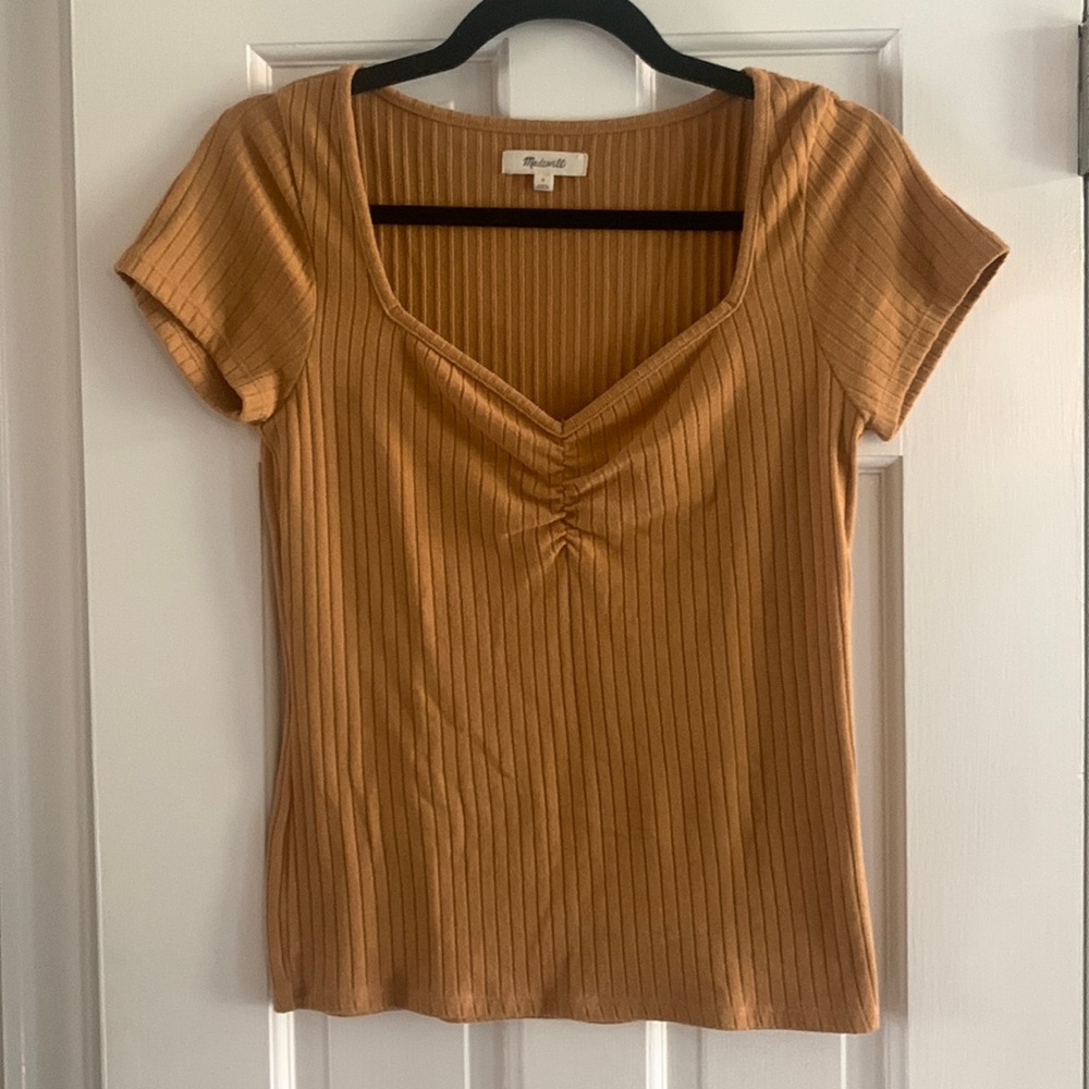 Madewell Sweetheart Neck Tee
